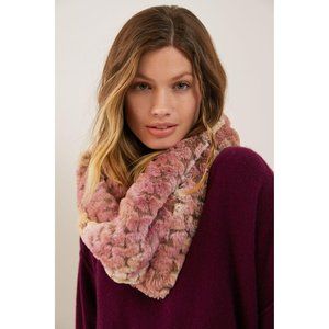 Anthropologie Remy Faux Fur Cowl Scarf